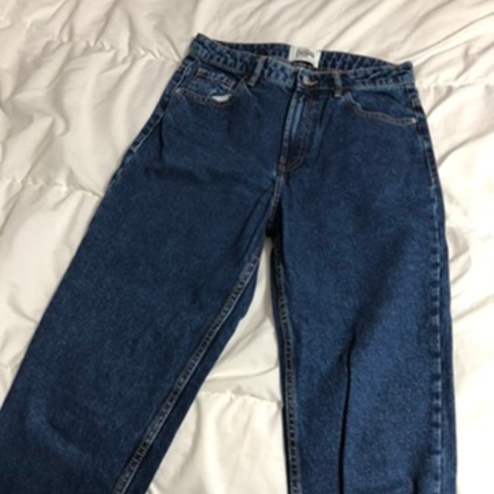 zara brand, dark wash jeans!